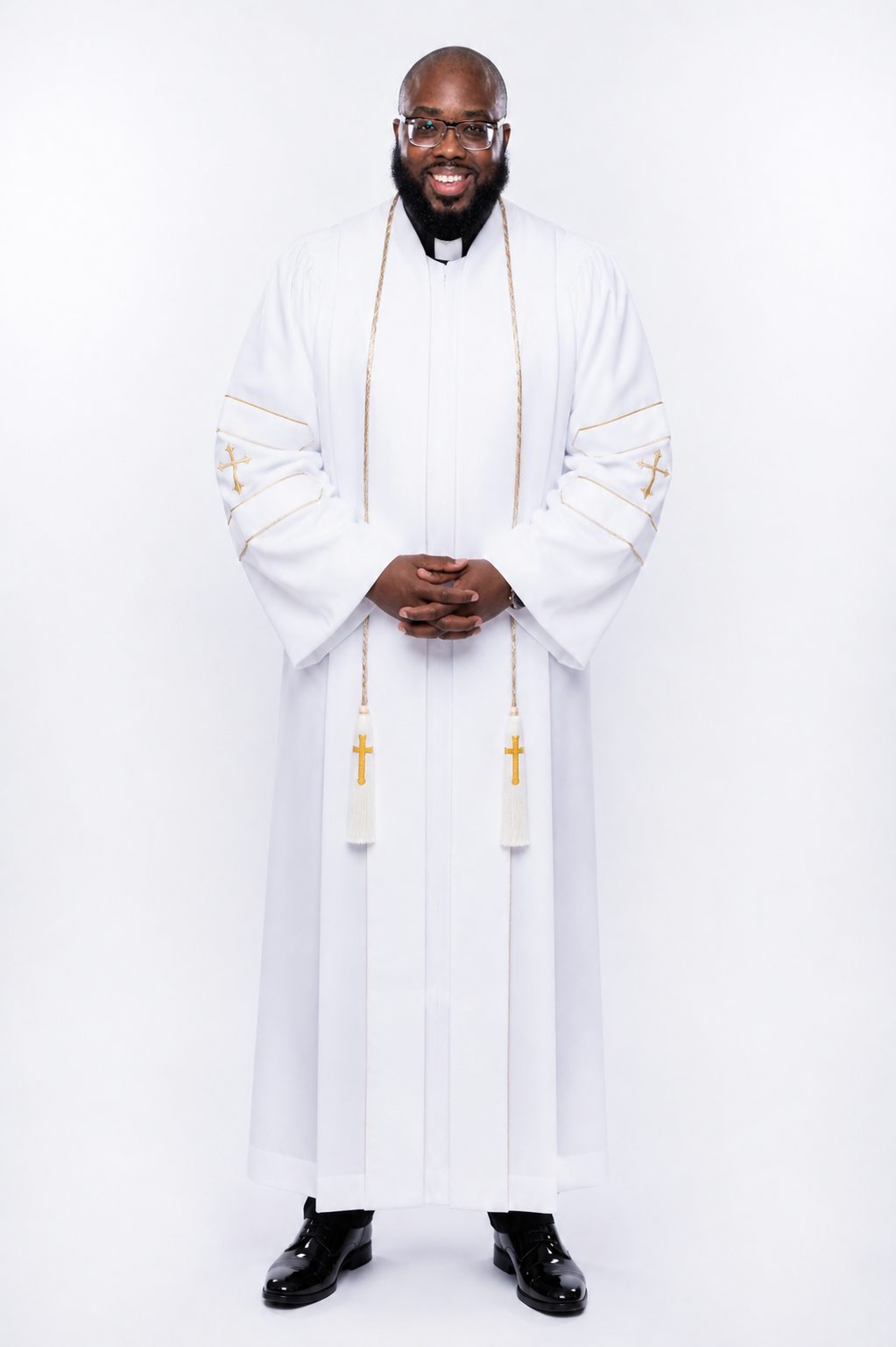 Chester Hood — ordained minister in full ministerial robes